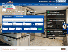 Tablet Screenshot of dickersonnieman.com